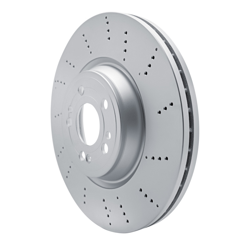 Mercedes-Benz GLE350 Brake Rotor (1) - Front - R1 Concepts - Drilled Carbon Alloy GeoMET - `20-`23